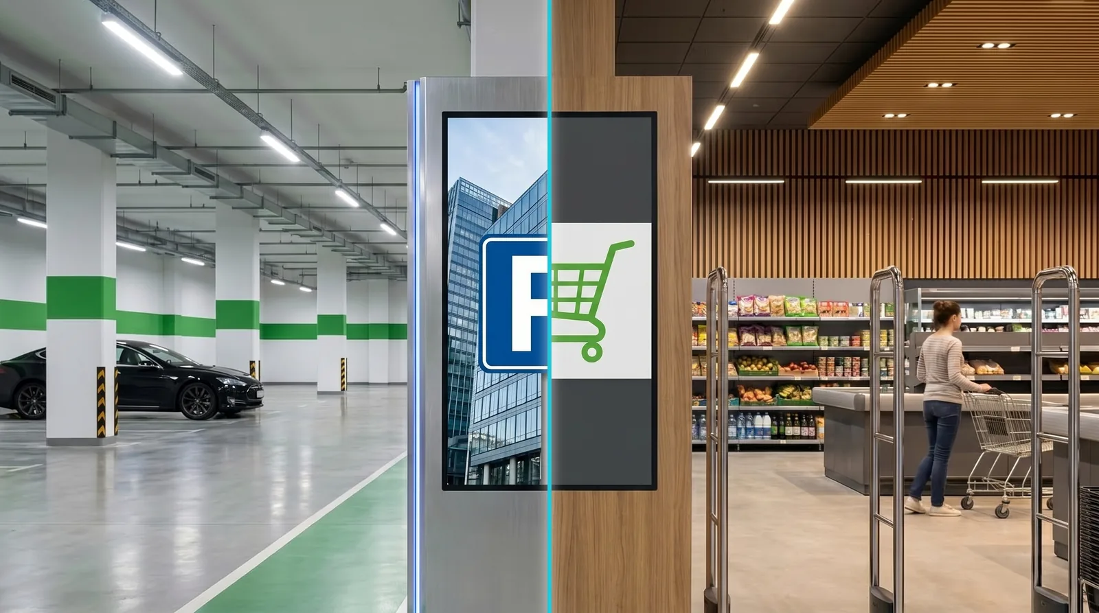 Digitales Leitsystem als Beispiel für wiederkehrende Standortumsetzung