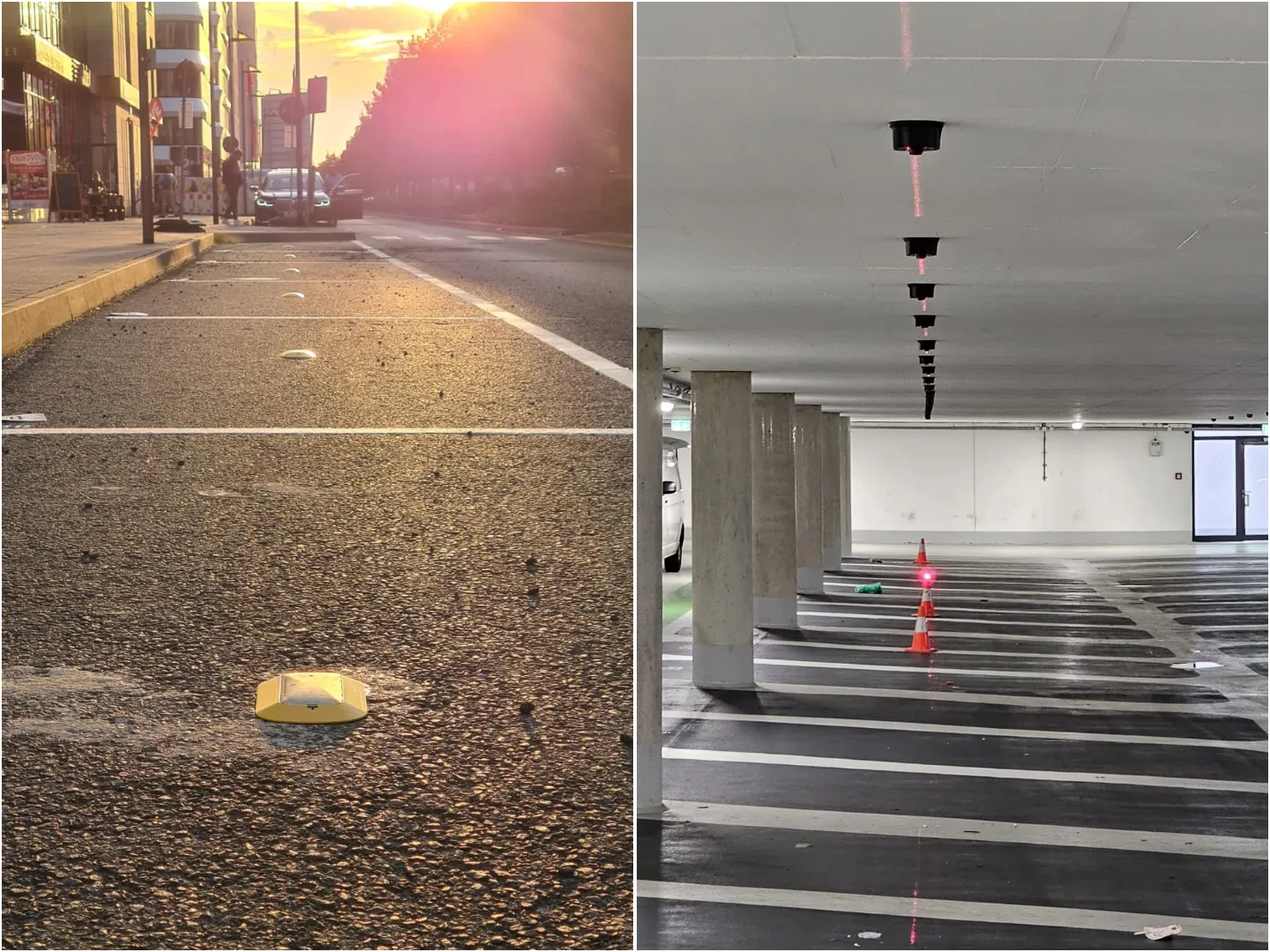 Sensorik und Standortkomponenten im Außenbereich als Beispiel für IoT-Montage