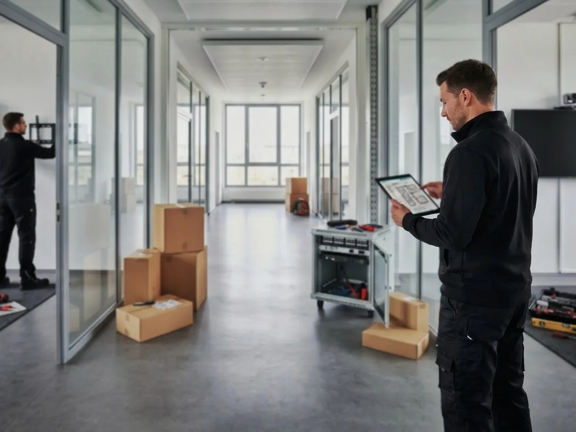 Digital Displays und Medientechnik im Innenbereich